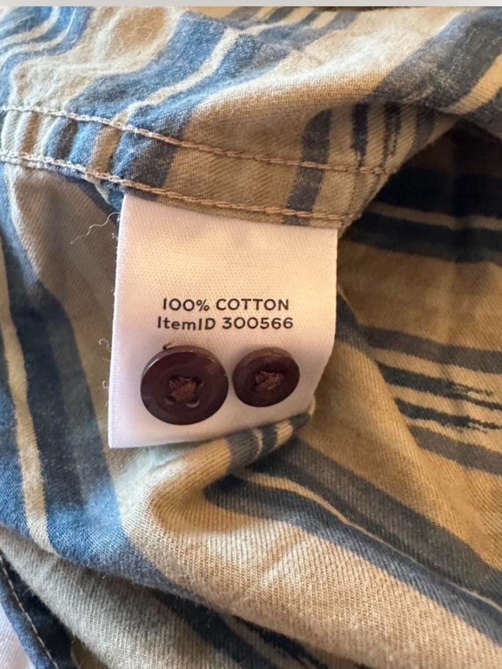 L.L. Bean Signature Southwestern Ikat Shirt Oversized Boyfriend Fit (Men’s M) - Picture 6 of 8
